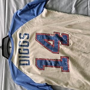 Buffalo Bills 3/4 baseball tee S